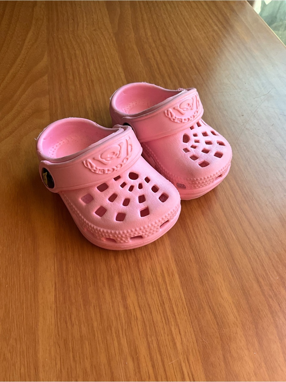 Baby Toddler Pink Slip-On Clog Sandals with Heel Strap Crocs